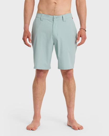 Union Heather Amphibian 20" Hybrid Shorts - Blue Haze