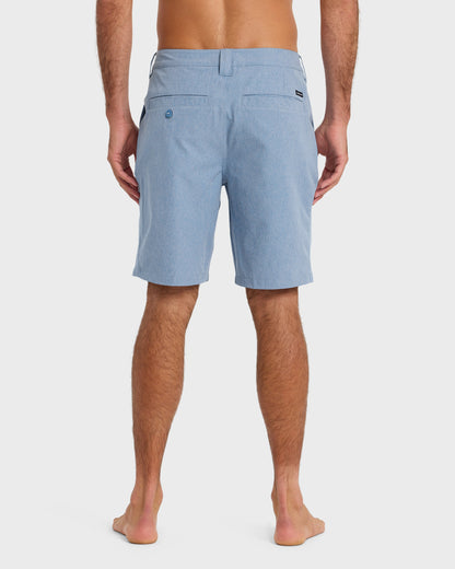 Union Heather Amphibian 20" Hybrid Shorts - Riviera