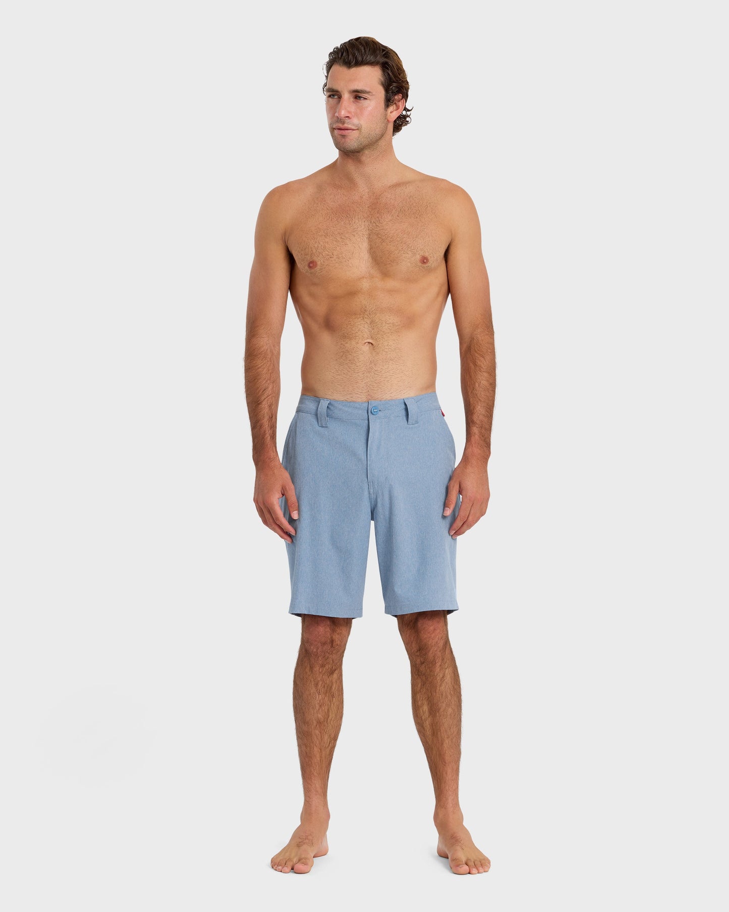 Union Heather Amphibian 20" Hybrid Shorts - Riviera