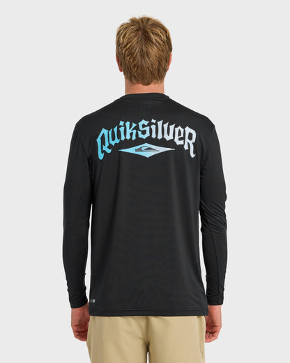 Everyday Graphic UPF 50 Long Sleeve Surf Shirt - Black