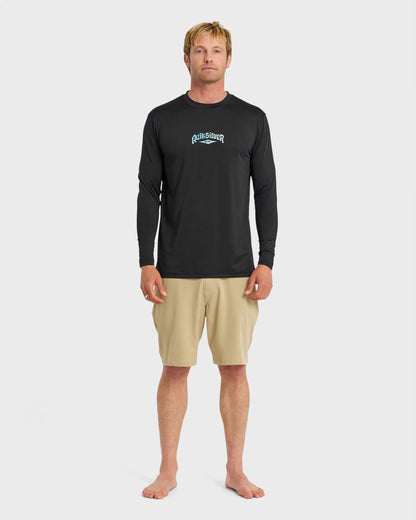 Everyday Graphic UPF 50 Long Sleeve Surf Shirt - Black