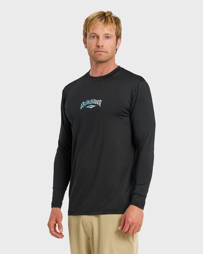 Everyday Graphic UPF 50 Long Sleeve Surf Shirt - Black