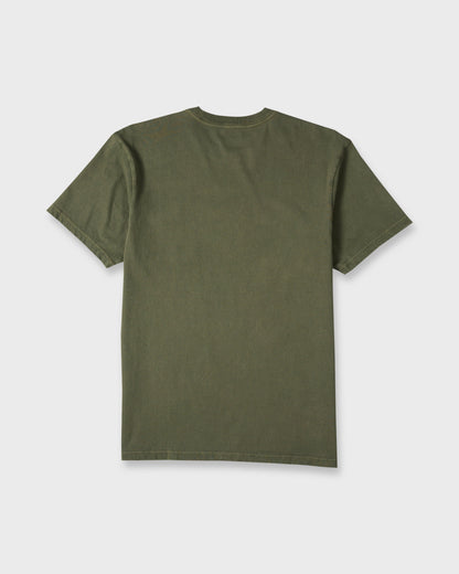 Saltwater Pigment-Dyed Short Sleeve Pocket Tee - Grape Leaf