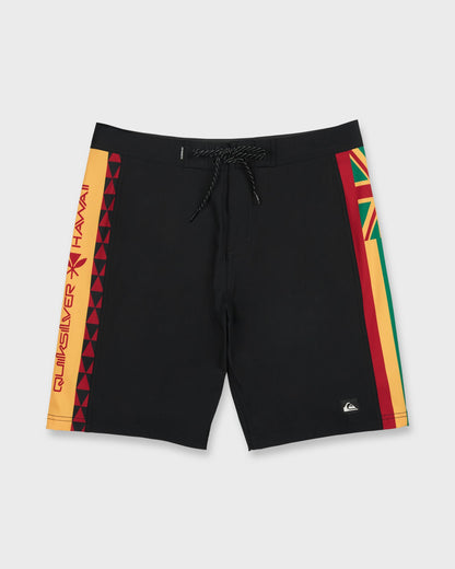Hawaii Trades 20" Boardshorts - Black