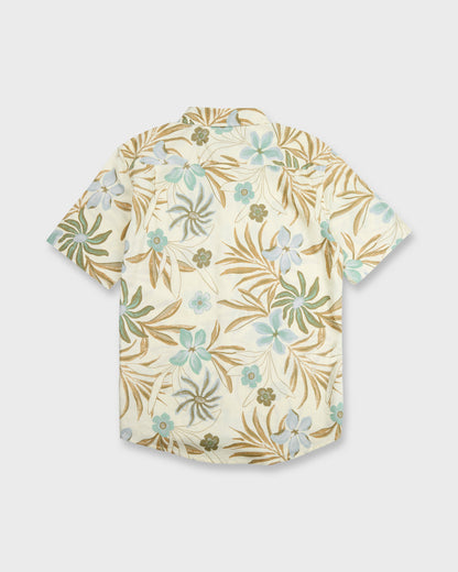 Pearlridge Classic Short Sleeve Woven Shirt - Bone White