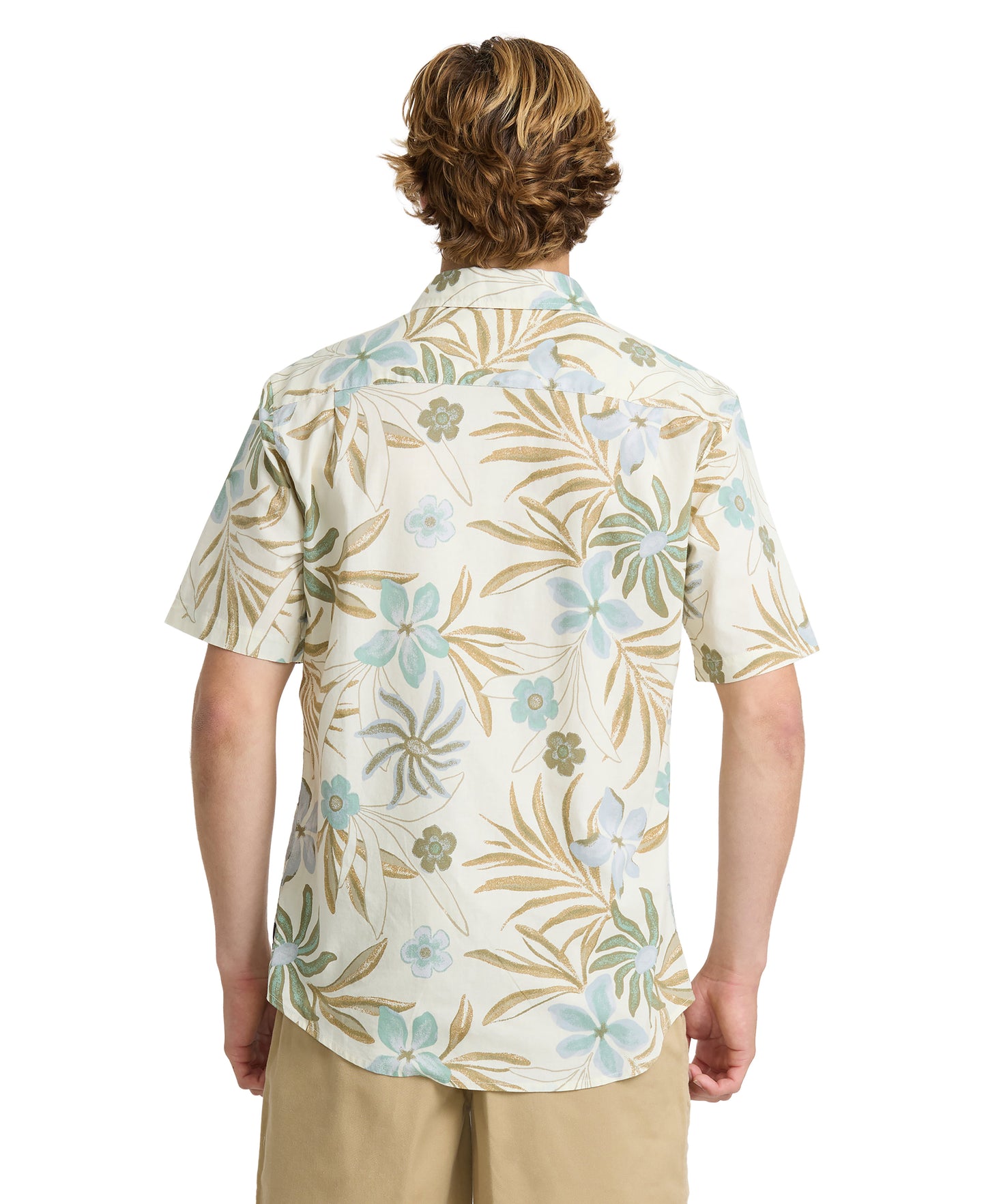 Pearlridge Classic Short Sleeve Woven Shirt - Bone White