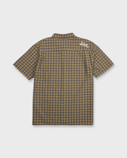 Young Guns Button-Up Short Sleeve Shirt - Major Brown