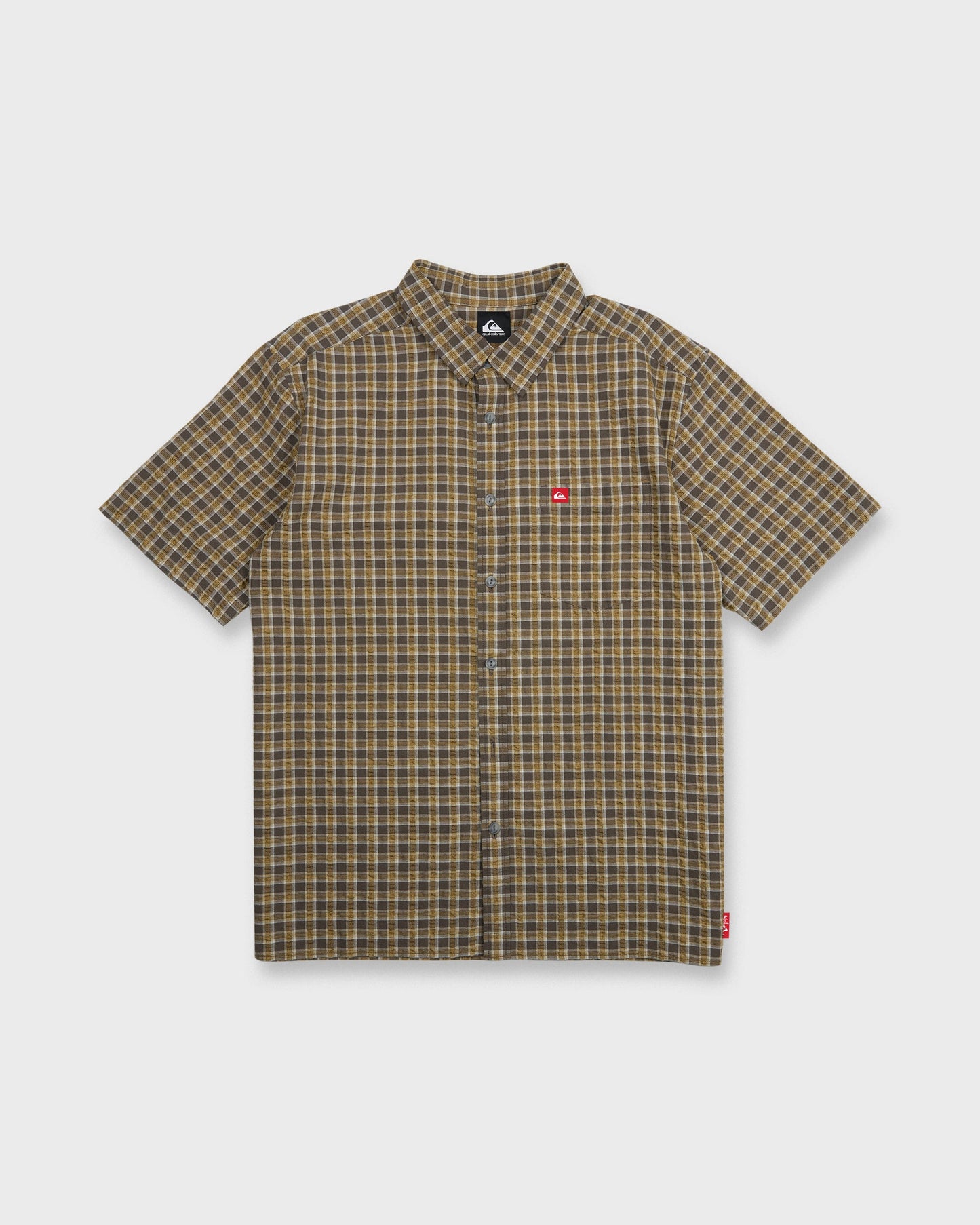 Young Guns Button-Up Short Sleeve Shirt - Major Brown