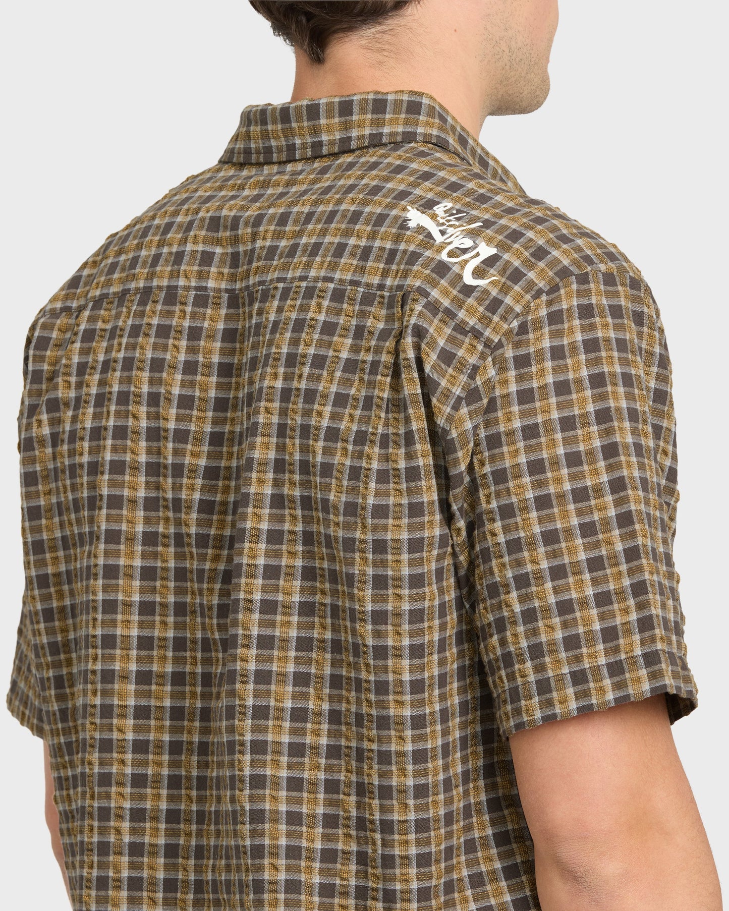 Young Guns Button-Up Short Sleeve Shirt - Major Brown