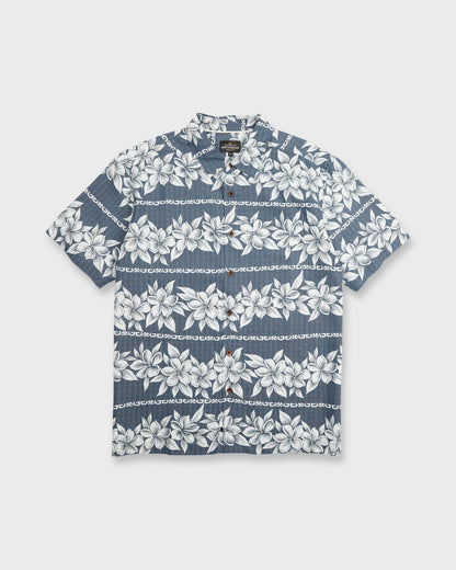 Waterman Horizons Short Sleeve Woven Shirt - Dark Denim