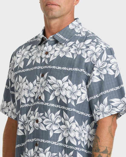 Waterman Horizons Short Sleeve Woven Shirt - Dark Denim