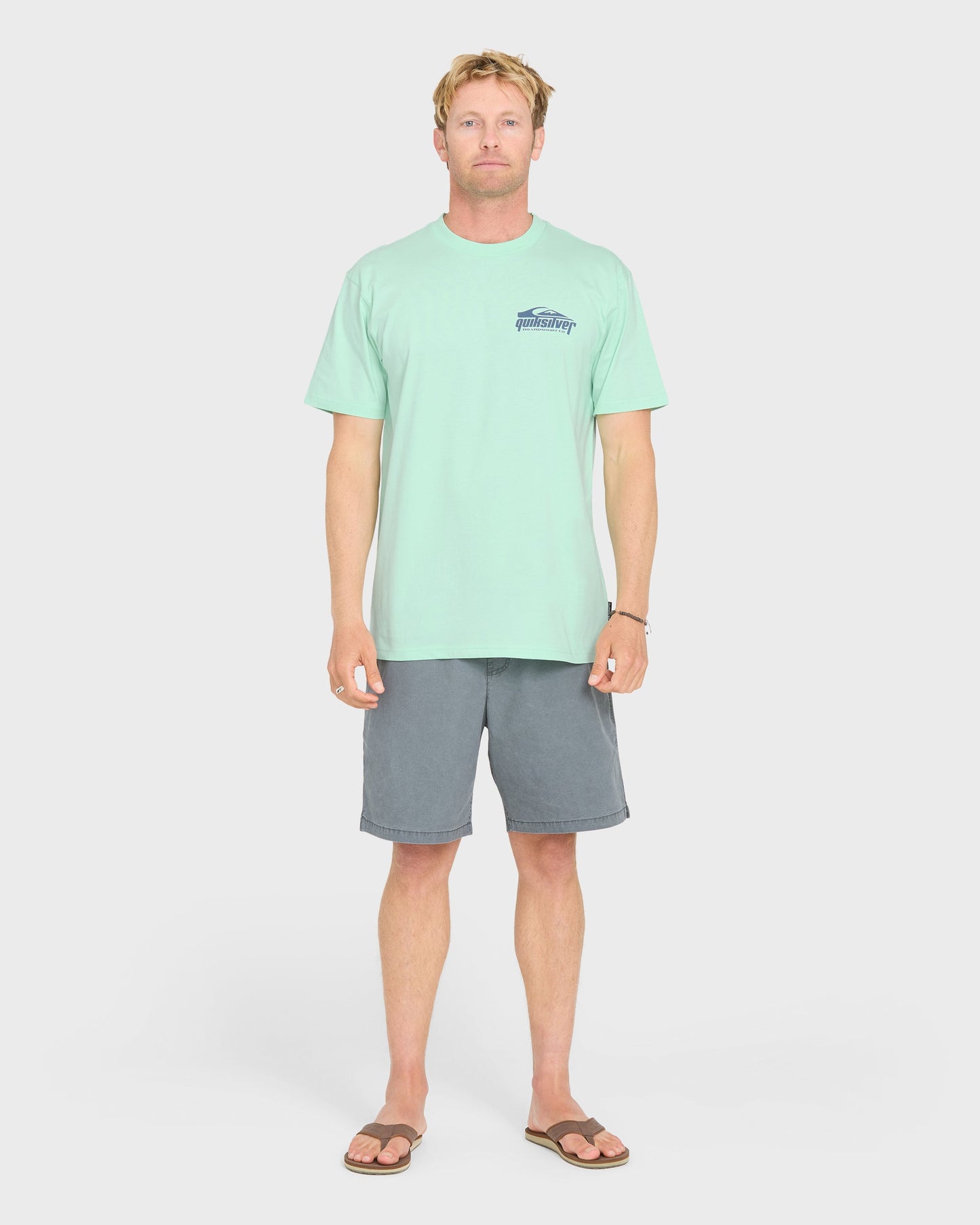 Linked Up Classic Short Sleeve Cotton T-Shirt - Brook Green