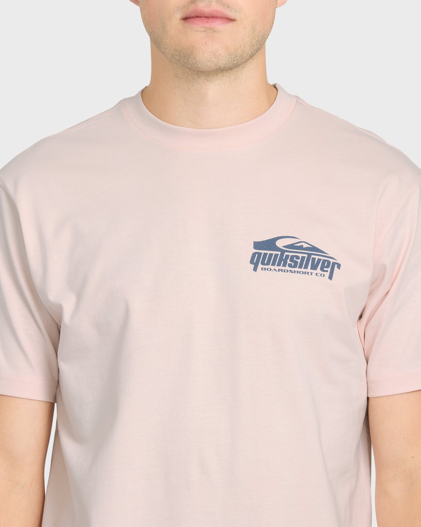 Linked Up Classic Short Sleeve Cotton T-Shirt - Rosewater