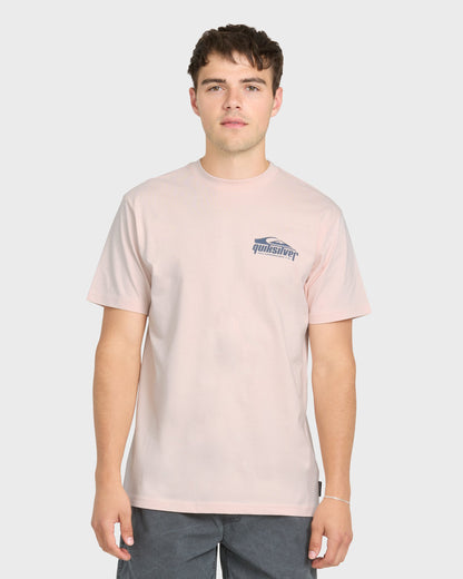 Linked Up Classic Short Sleeve Cotton T-Shirt - Rosewater