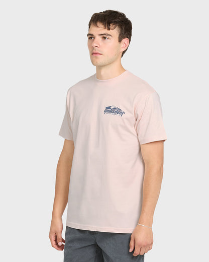 Linked Up Classic Short Sleeve Cotton T-Shirt - Rosewater