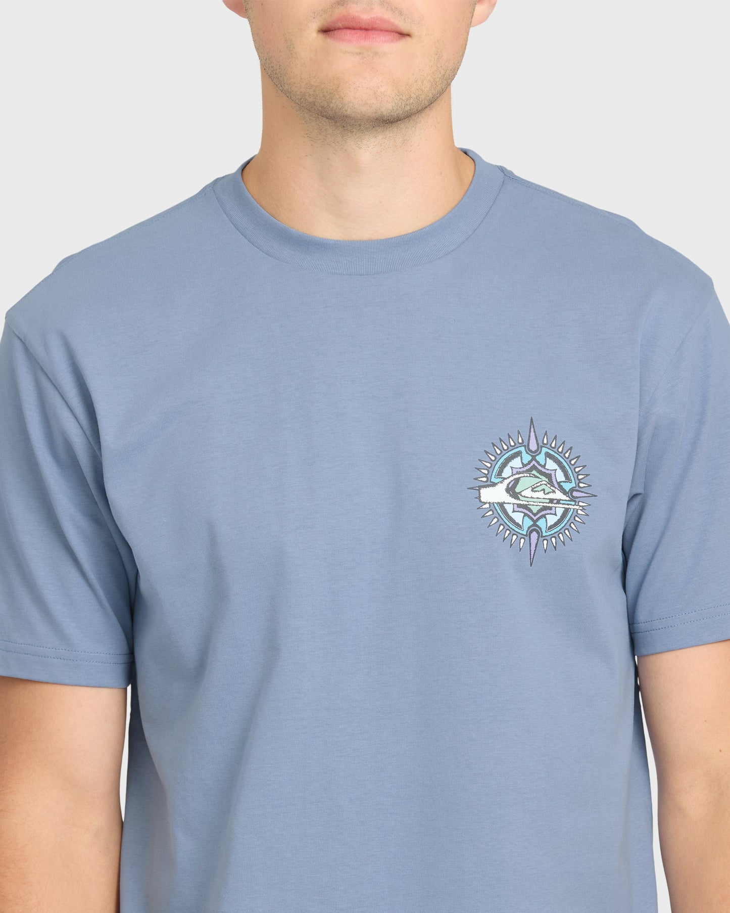 Shooting Star Short Sleeve Knit T-Shirt - Infinity