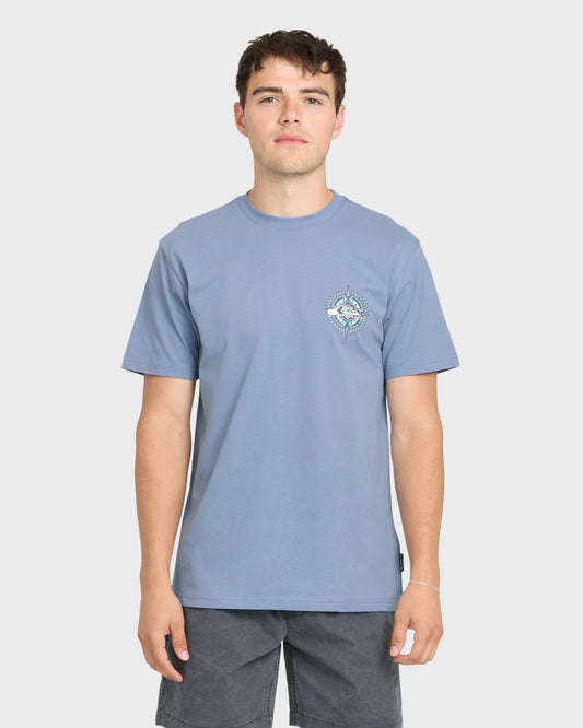 Shooting Star Short Sleeve Knit T-Shirt - Infinity