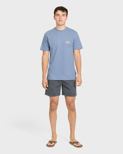 Shooting Star Short Sleeve Knit T-Shirt - Infinity