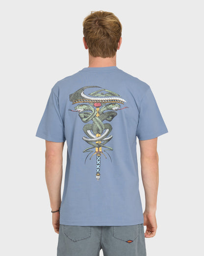 Serpents Short Sleeve Knit T-Shirt - Infinity