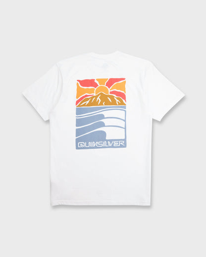 Going Right Classic Short Sleeve Cotton T-Shirt - White