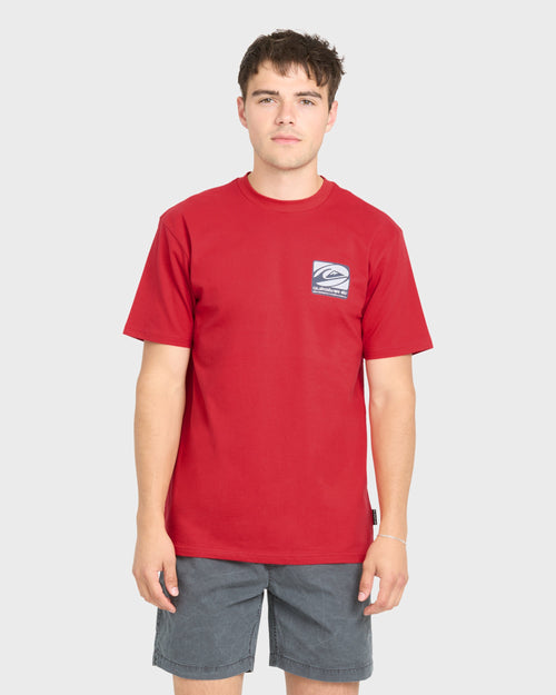 Out Of Bounds Classic Short Sleeve Cotton T-Shirt - Salsa