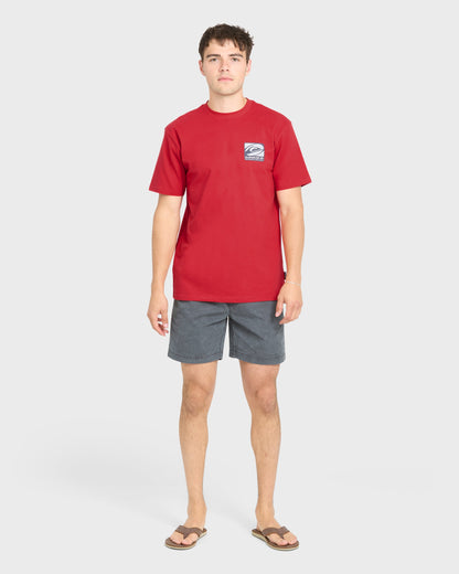 Out Of Bounds Classic Short Sleeve Cotton T-Shirt - Salsa