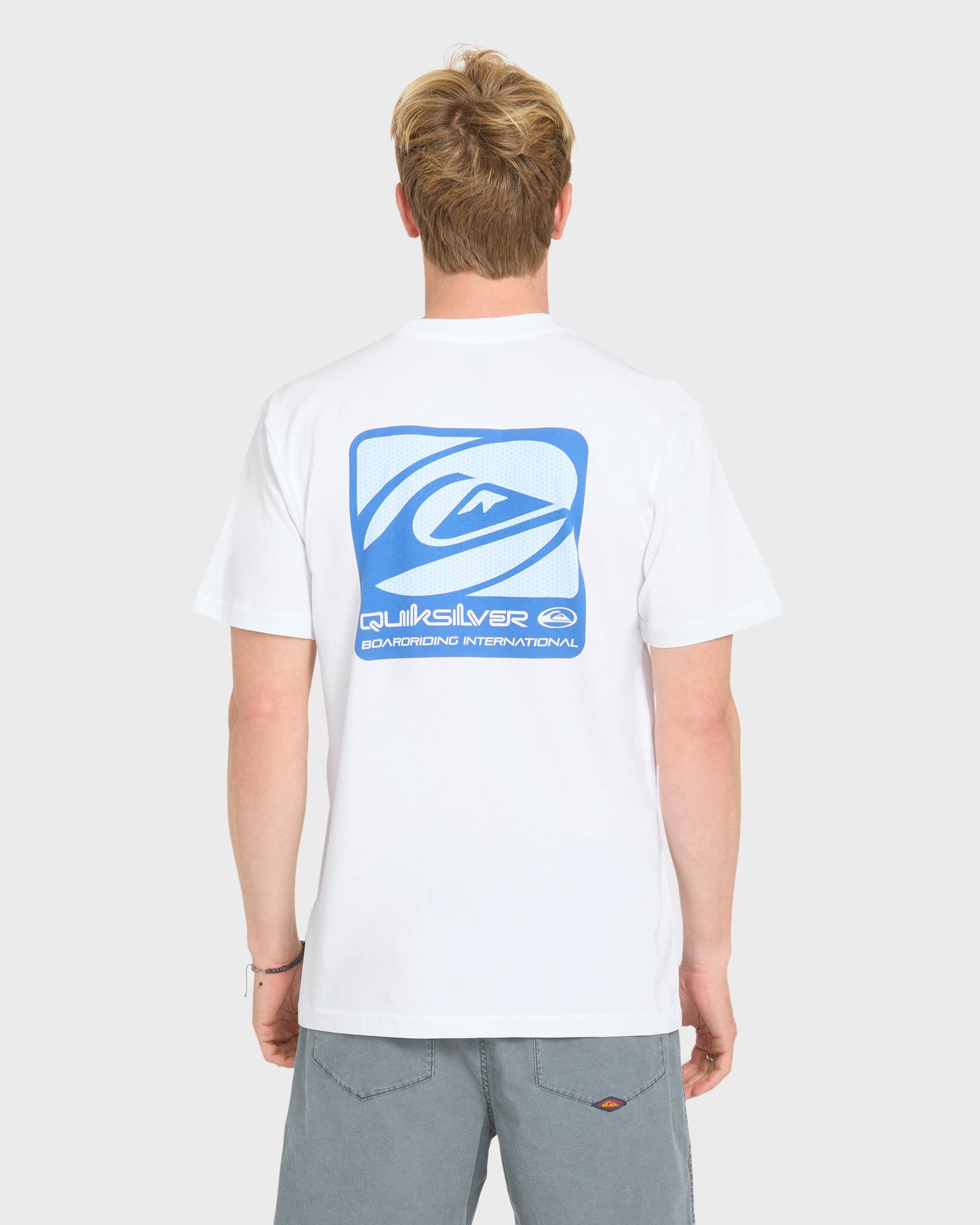 Out Of Bounds Classic Short Sleeve Cotton T-Shirt - White