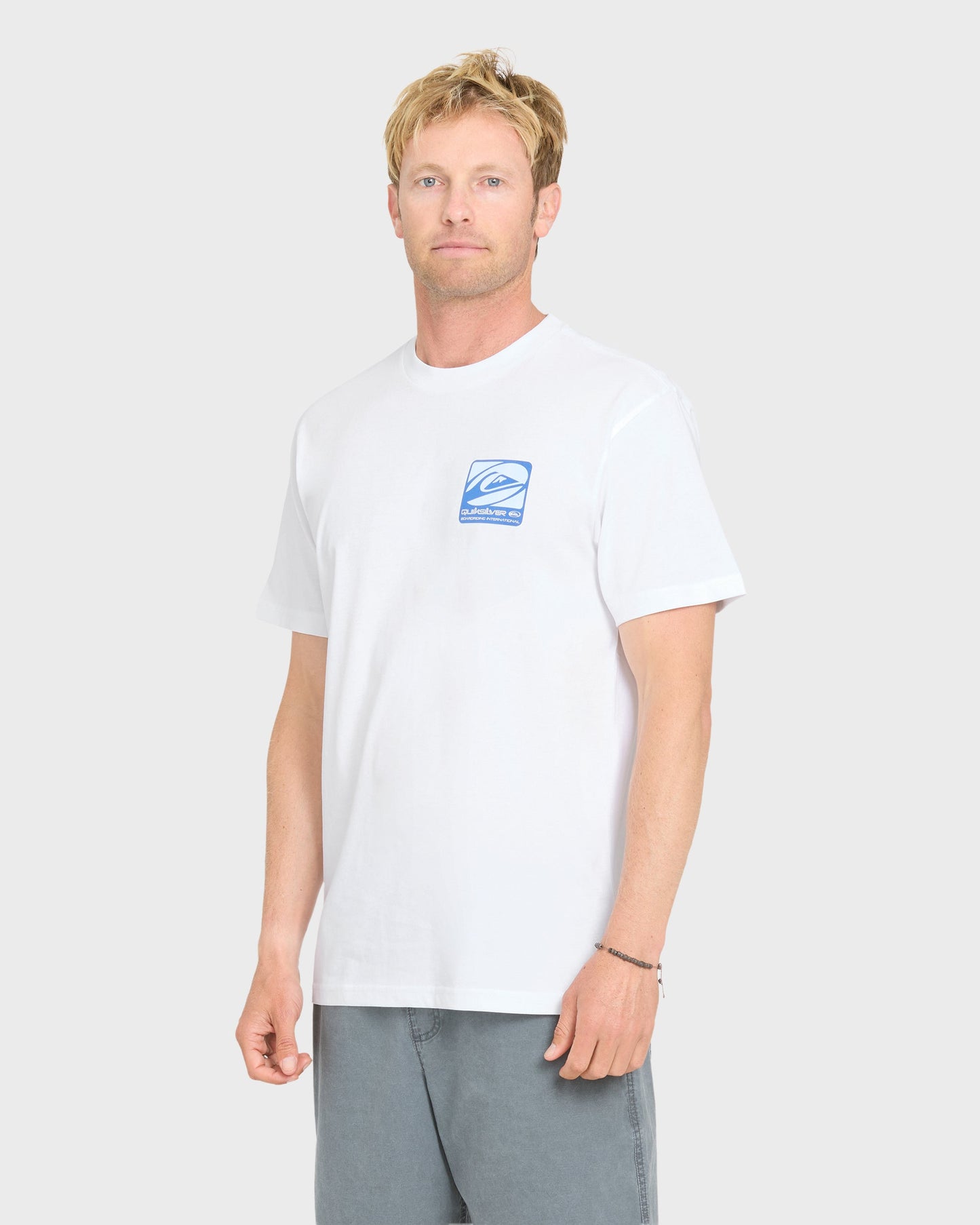 Out Of Bounds Classic Short Sleeve Cotton T-Shirt - White