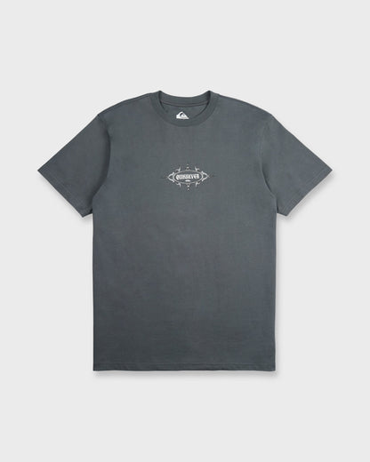 Crest Classic Short Sleeve Knit T-Shirt - Iron Gate