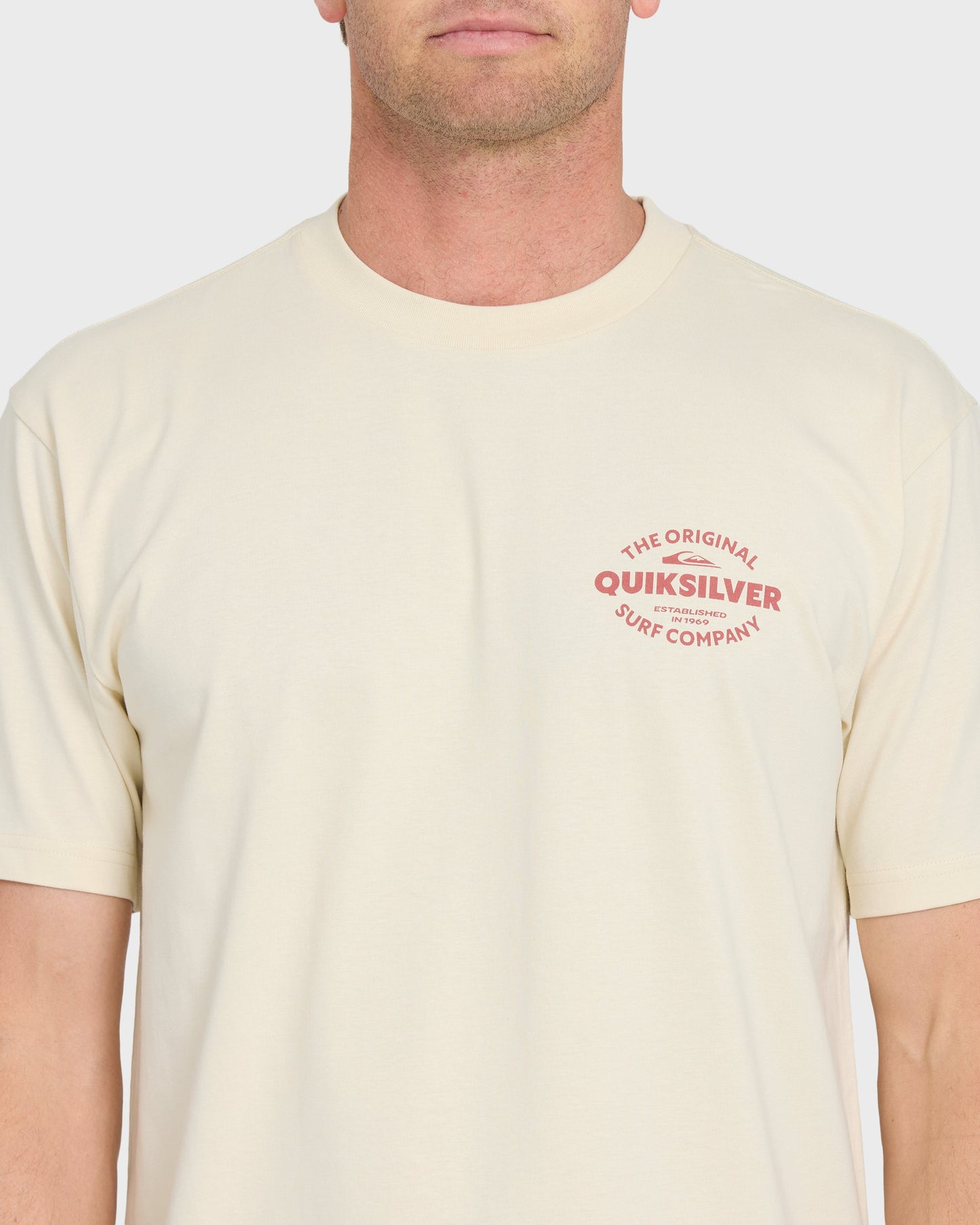 The Shed Short Sleeve Cotton T-Shirt - Bone White