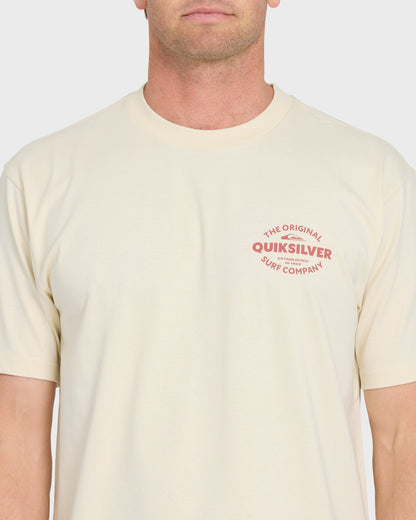 The Shed Short Sleeve Cotton T-Shirt - Bone White