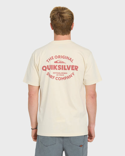 The Shed Short Sleeve Cotton T-Shirt - Bone White