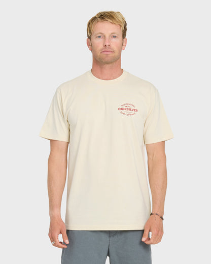 The Shed Short Sleeve Cotton T-Shirt - Bone White