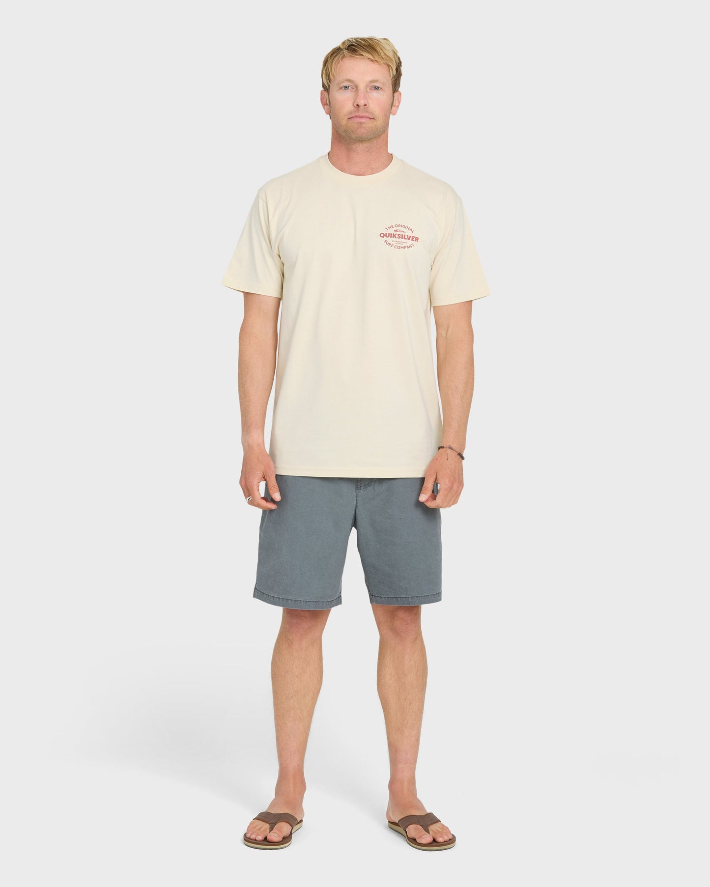 The Shed Short Sleeve Cotton T-Shirt - Bone White
