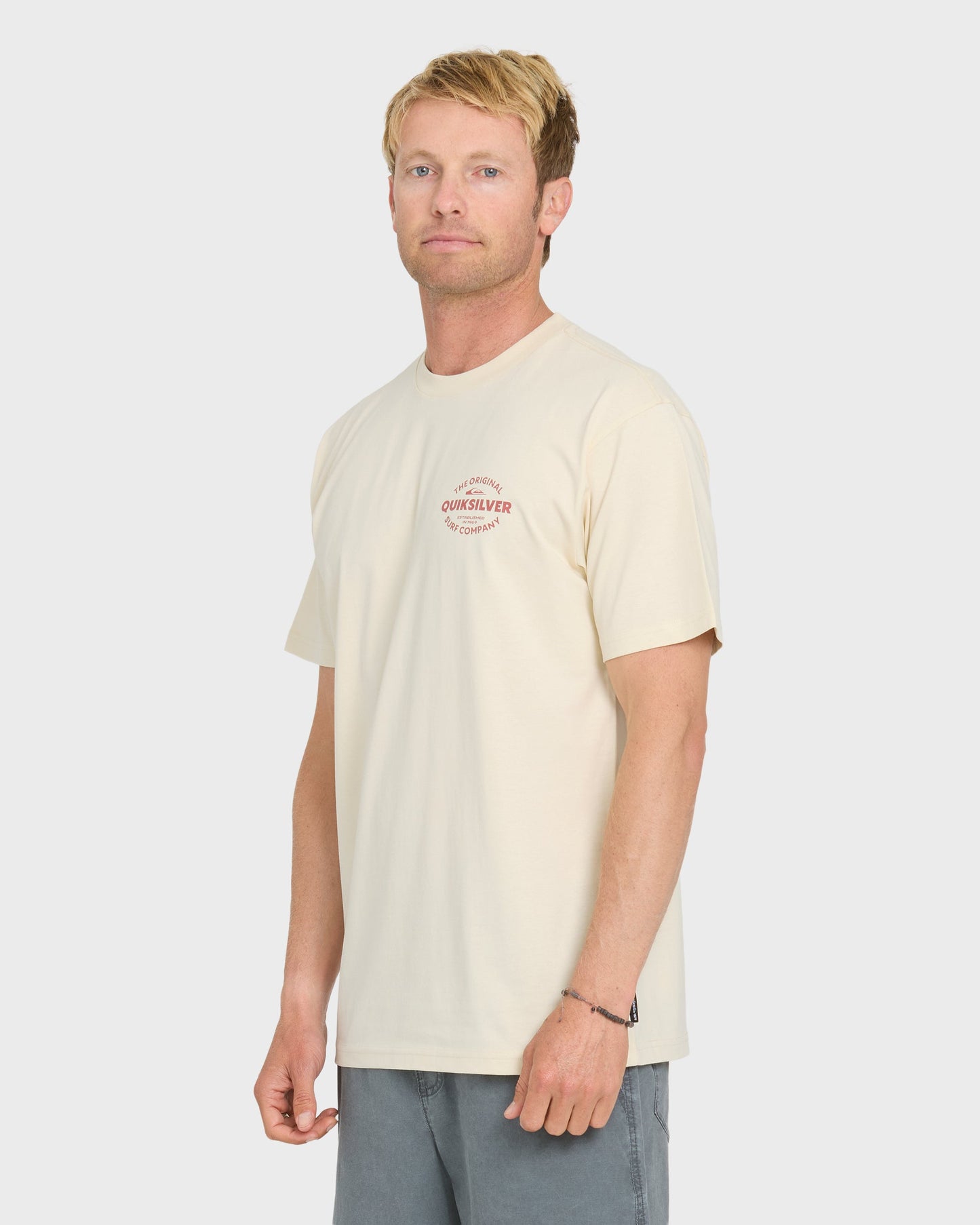 The Shed Short Sleeve Cotton T-Shirt - Bone White