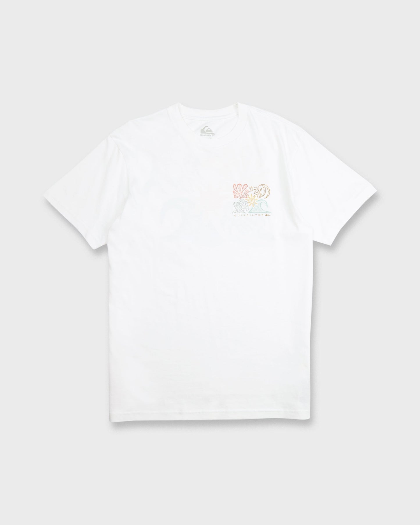 Collage Classic Short Sleeve Knit T-Shirt - White