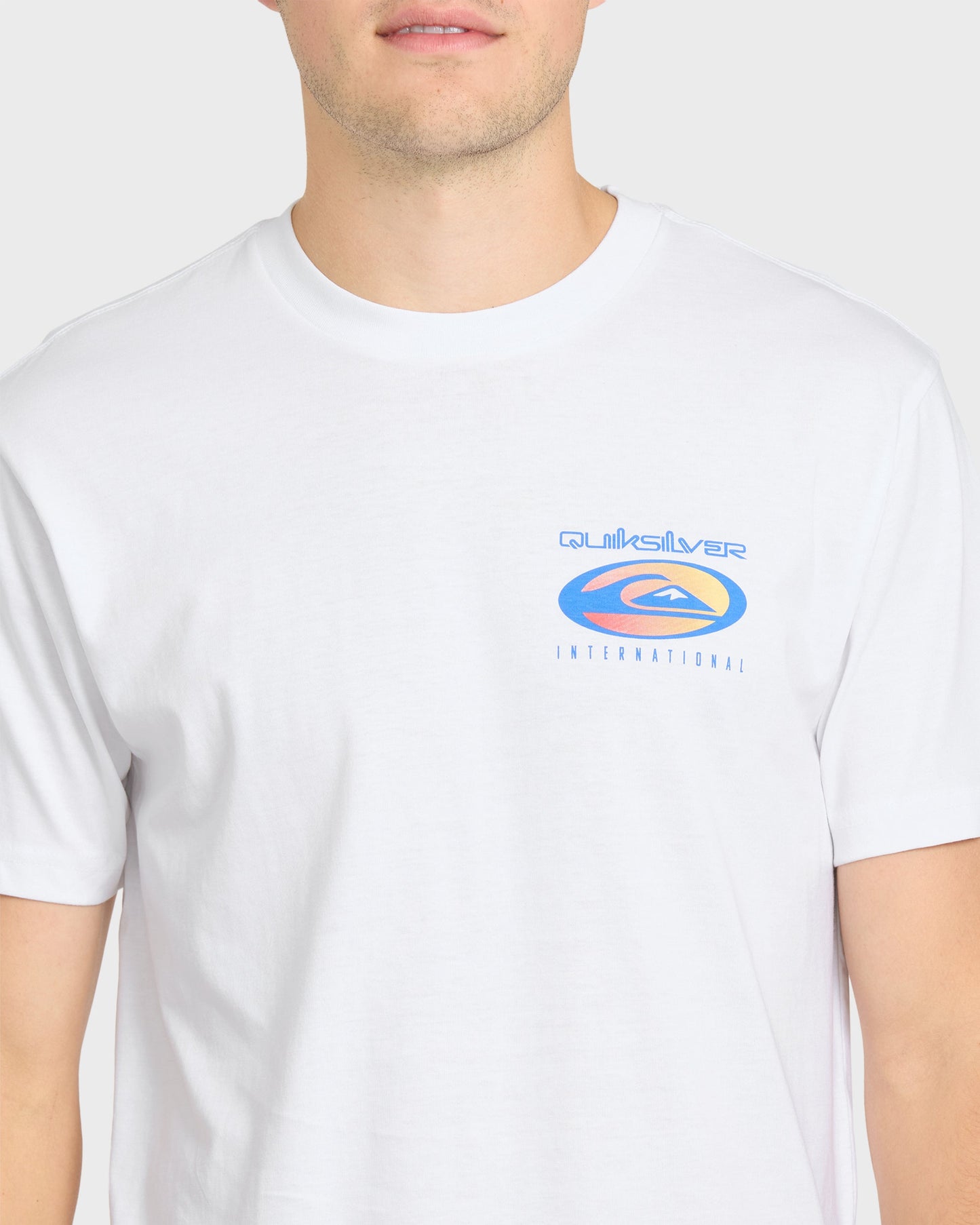 QS International Short Sleeve Knit T-Shirt - White