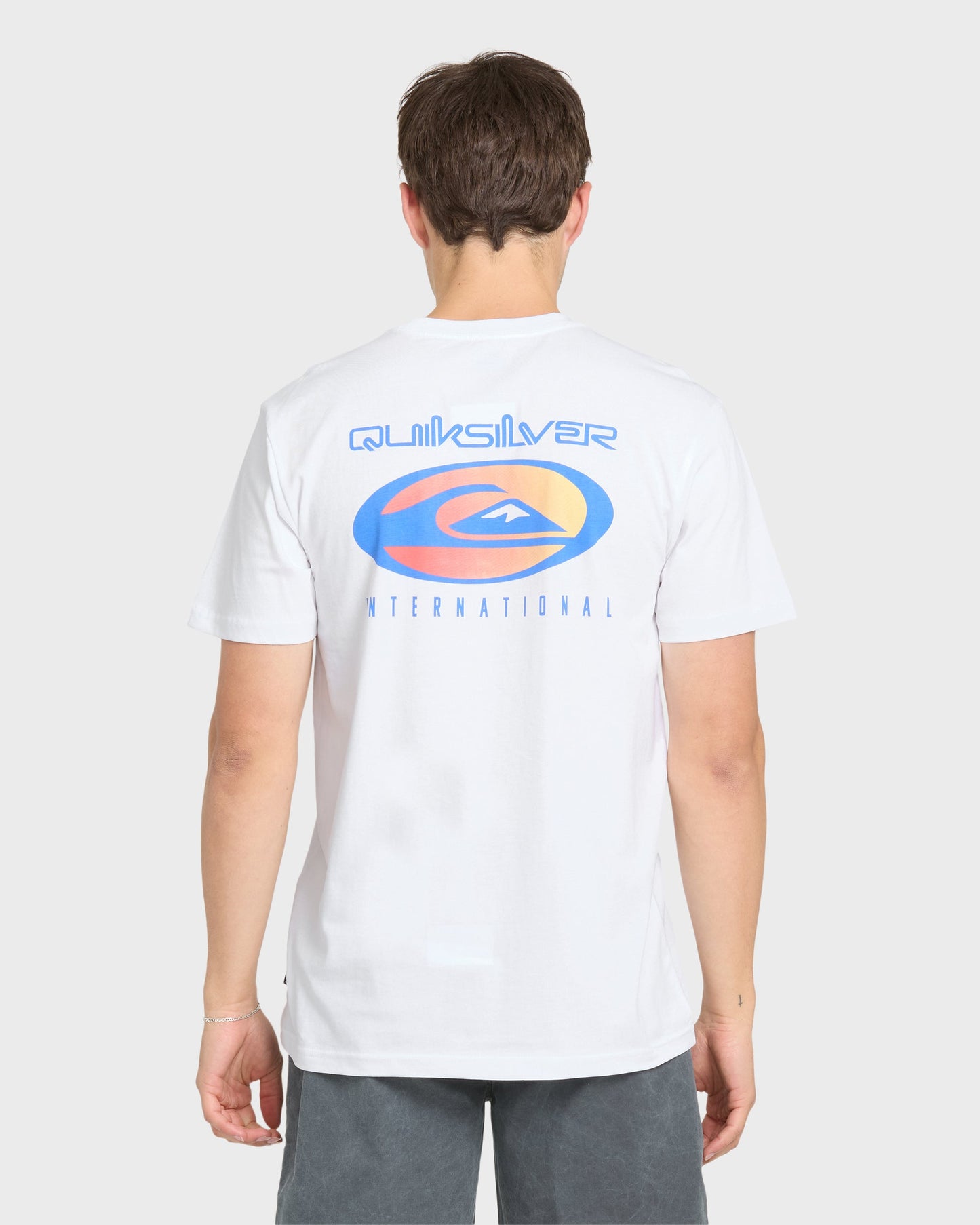 QS International Short Sleeve Knit T-Shirt - White