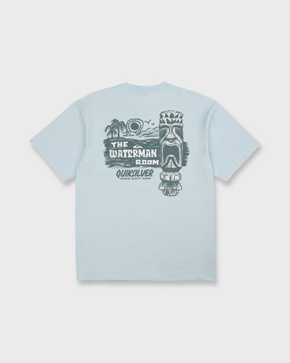 Waterman Room Classic Short Sleeve Cotton T-Shirt - Skyway