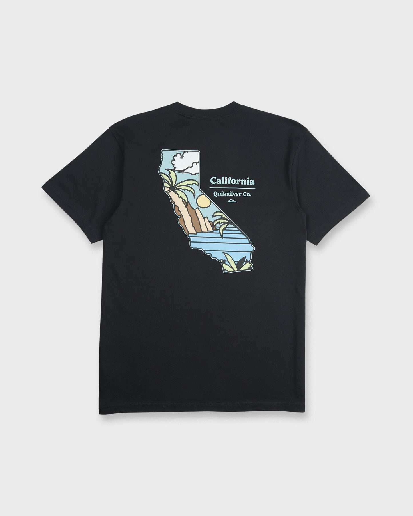 California Cliffs Short Sleeve Knit T-Shirt - Black
