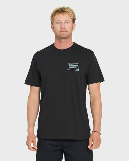 California Cliffs Short Sleeve Knit T-Shirt - Black
