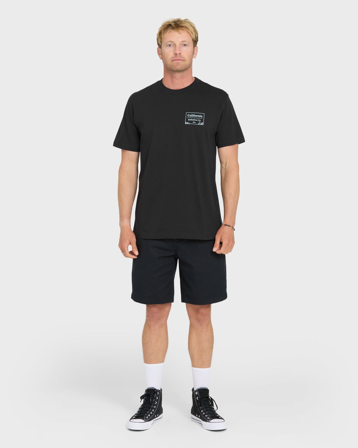 California Cliffs Short Sleeve Knit T-Shirt - Black