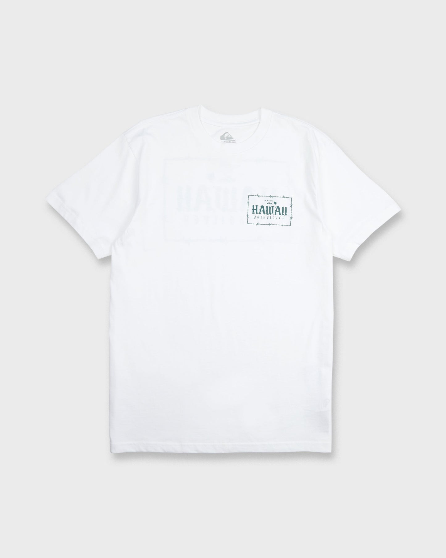Hawaii Lock Short Sleeve Knit T-Shirt - White