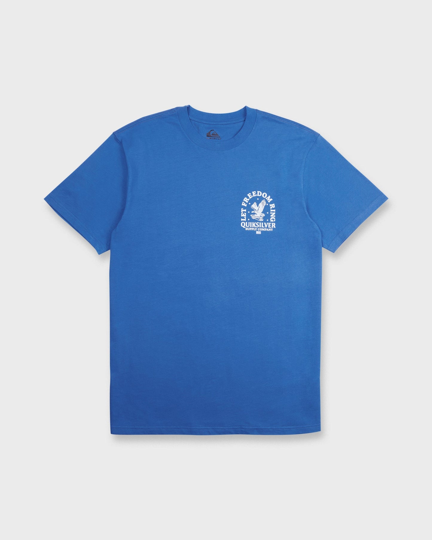 Freedom Ring Short Sleeve Cotton T-Shirt - Nebulas Blue