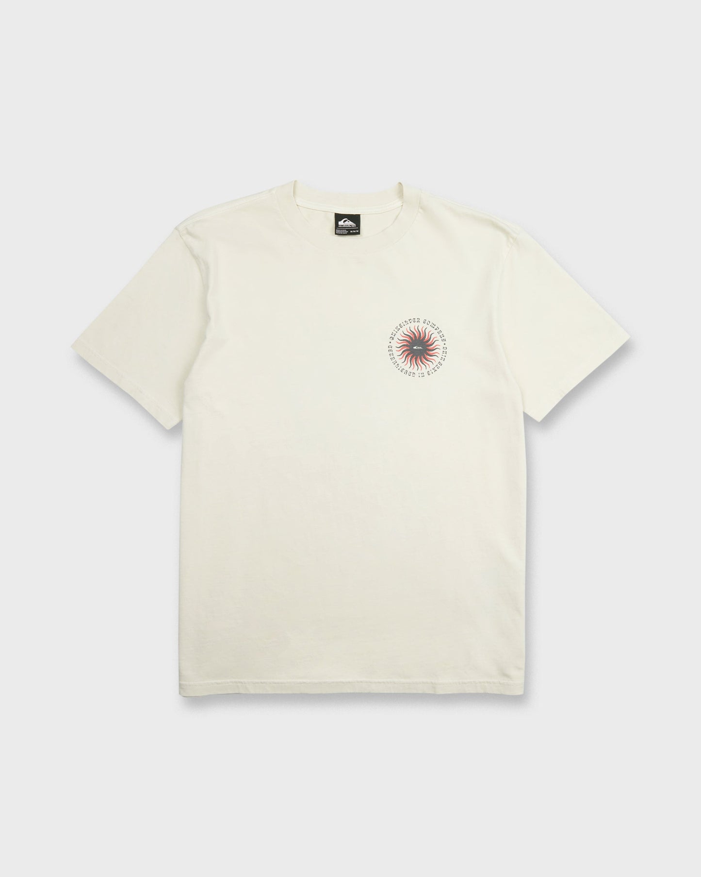 Sunny Day Pigment Dye Short Sleeve Cotton T-Shirt - Silver Birch