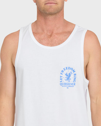 Freedom Ring Tank Top - White