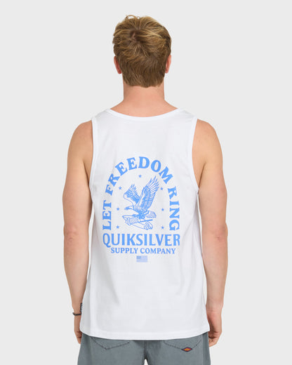 Freedom Ring Tank Top - White