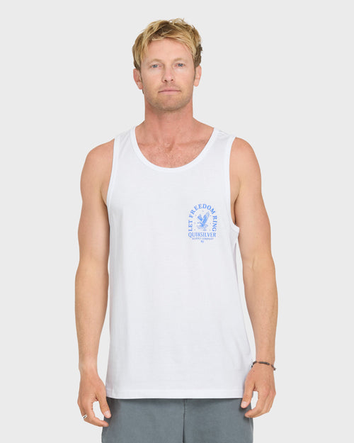 Freedom Ring Tank Top - White