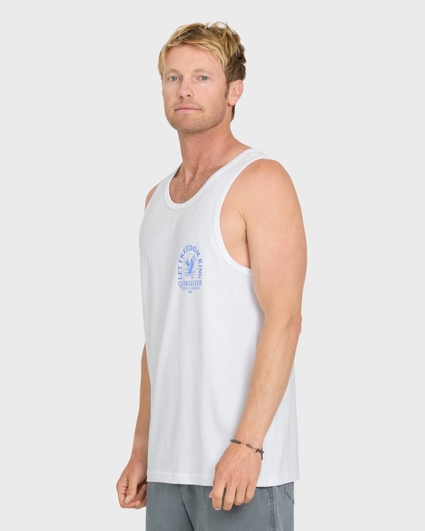 Freedom Ring Tank Top - White