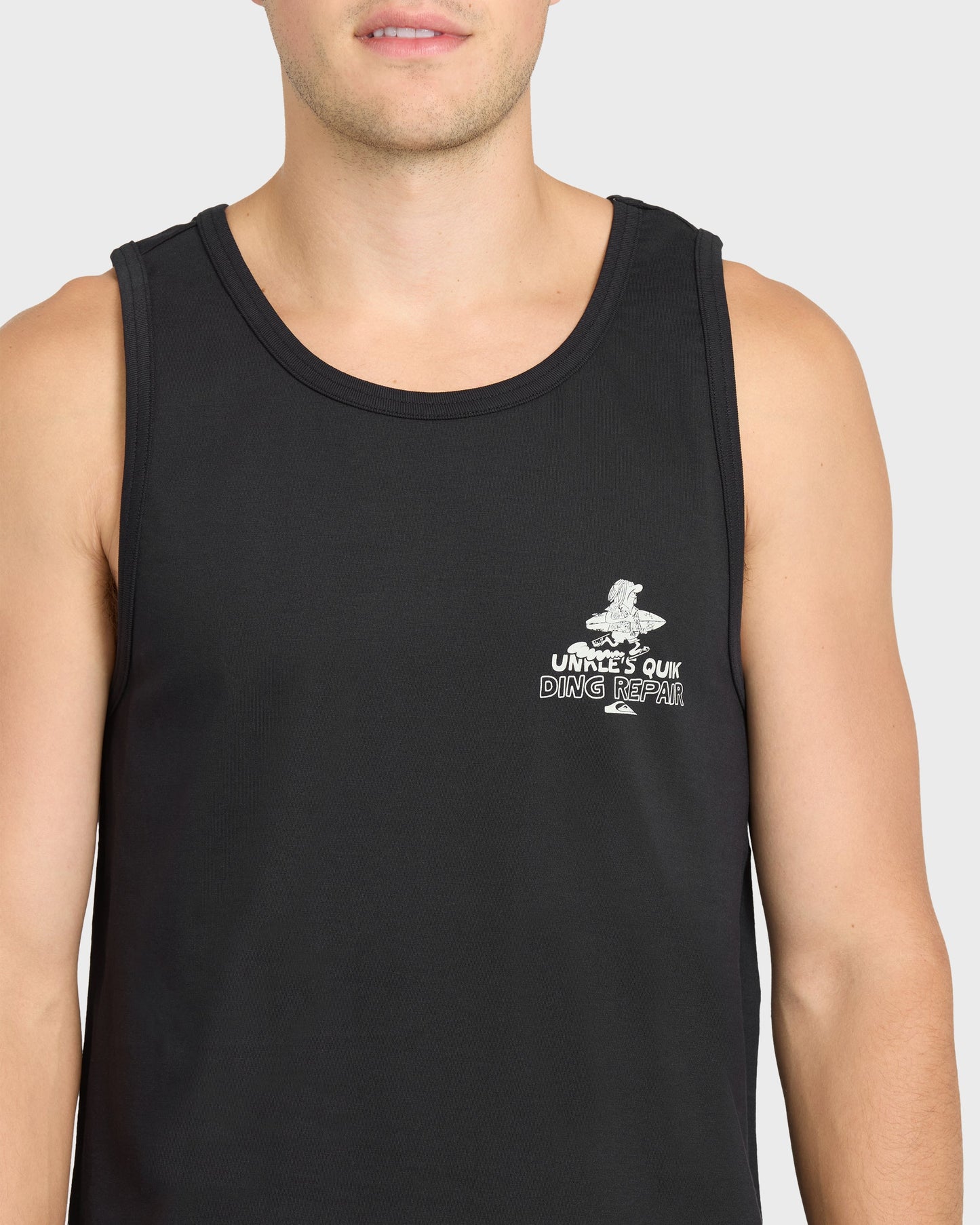 Unkle Dink Repair Tank Top - Black